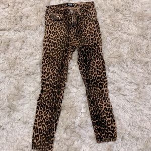 Zara Cheetah Jeans